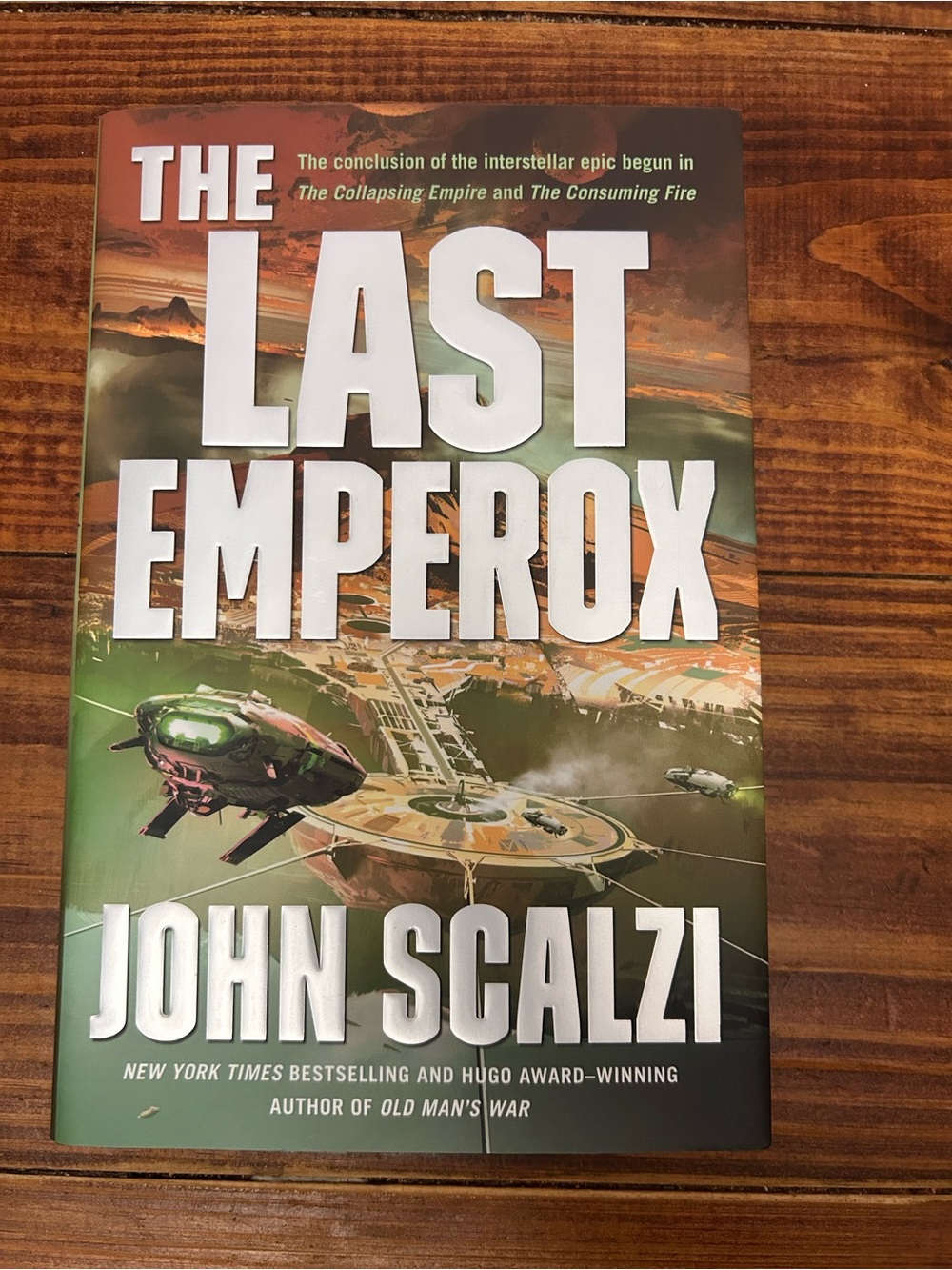 The Last Emperox by - Hardcover, Green Cover
